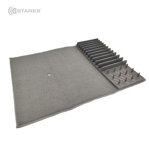 Сушилка для посуды с ковриком ES-DR-portable-45x60-gray