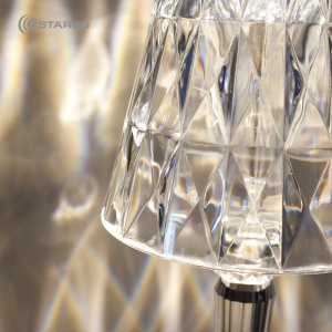 Настольный светодиодный светильник CRYSTAL 3W R-ON/OFF-115x255-CLEAR/WHITE-DC5V/1A-IP20