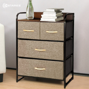 COMMOD 3F-4D-LIGHTBROWN-58x29x78.5  комод-мини