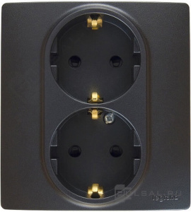 Legrand 672623 Розетка 2X2К+З АНТР ETIKA
