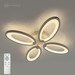 Управляемая светодиодная люстра ROOM 60W 4OV-APP-560x65-WHITE/WHITE-220-IP20