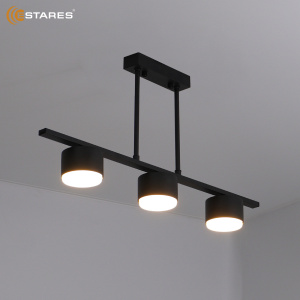 Люстра LAMPADA 3xGX53-600x80x290-BLACK-220-IP20