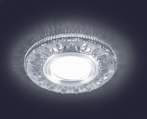 Светодиодный точечный светильник ES-903/GX53-125-4W/NW-CLEAR/CLEAR-220-IP20