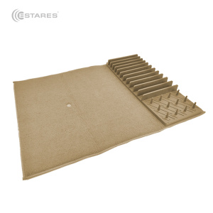 Сушилка для посуды с ковриком ES-DR-portable-45x60-beige
