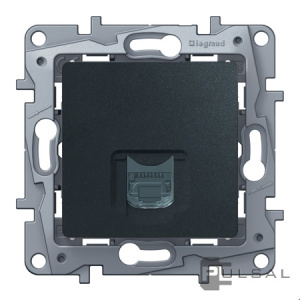 Legrand 672640 Розетка RJ11 АНТ ETIKA
