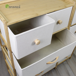 COMMOD bamboo 4F-5D-BEIGE-58x30x94 комод-макси