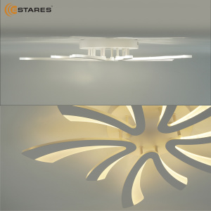 Управляемая светодиодная люстра  ALESSIA 100W 5V-IRC-600x600x70-WHITE/WHITE-220-IP20