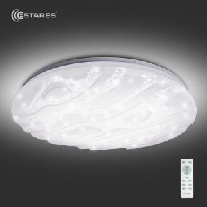 Управляемый светодиодный светильник FANTAZIYA 60W R-600-CRISTAL/SHINY-220-IP20