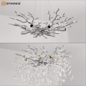 Люстра ROXANA 55 E14х8 R-600x1200-CHROME/CRYSTAL-220-IP20