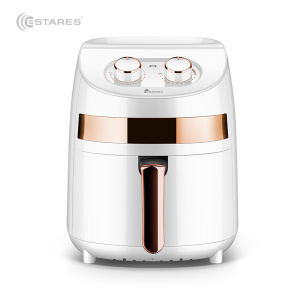 АЭРОГРИЛЬ EASYCOOK 1000W-220V-3.5L-280x280x335-WHITE/GOLD