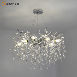 Люстра ROXANA 55 E14х8 R-600x1200-CHROME/CRYSTAL-220-IP20