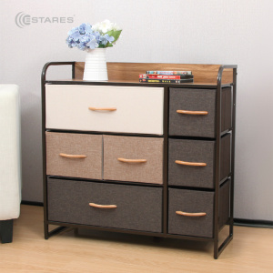 COMMOD 3F-7D-MIXBROWN-80x29x78.5  комод-микс