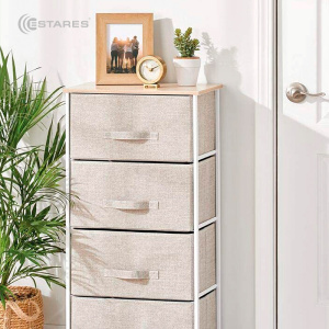 COMMOD novel 4F-4D-BEIGE-45х30x95 комод-макси
