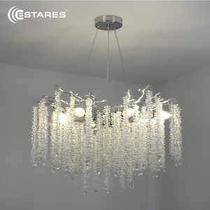Люстра ROXANA 65 E14х8 R-600x1200-CHROME/CRYSTAL-220-IP20