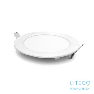 Светильник ультратонкий встраиваемый  LPM-01-LED-09-3000-145-WH-IP20  (50шт/кор)