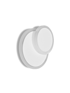 Светодиодный светильник, бра  Geometria round 12W R-185-WHITE-220-IP44