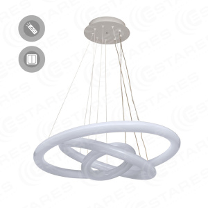 Управляемый светодиодный светильник GRAVITACIA  80W R-648-WHITE-220V-IP44