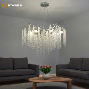 Люстра ROXANA 65 E14х8 R-600x1200-CHROME/CRYSTAL-220-IP20