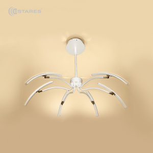 Светодиодная люстра CODE 30W R-620/400-NW-WHITE/OPAL-220-IP20