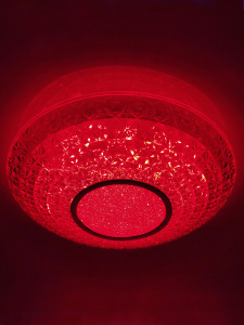 Управляемый светодиодный светильник MIRRA CRYSTAL RGB 40W R-405-CLEAR/CHROME-220-IP20
