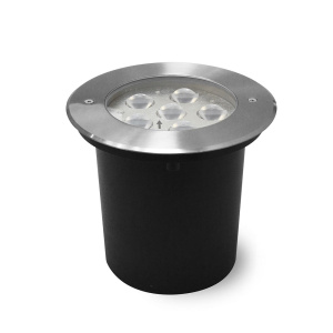 Грунтовый светодиодный светильник C2AE0606R DC24V 19.5W 45' IP67 RGB (3 in 1) (асимметричная линза)