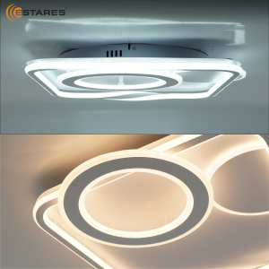 Управляемая светодиодная люстра GERMANICA 90W SR-RC-515x531x80-WHITE/WHITE-220-IP20