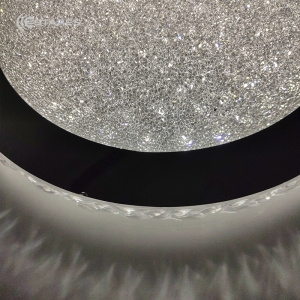  Накладной светодиодный светильник SIYANIE 25W R-350-CW-CRYSTAL-IP20/2019