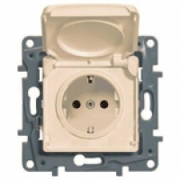 Legrand 672332 Розетка 2К+З IP44 СЛНК ETIKA