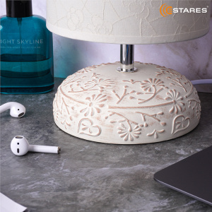 Настольная лампа GAMMA 1xE14 R-150x150x265-CREAMWHITE-220-IP20