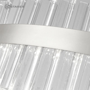 Управляемая светодиодная люстра SOFIA 100W R-APP-500x1000-CHROME/CLEAR-220-IP20