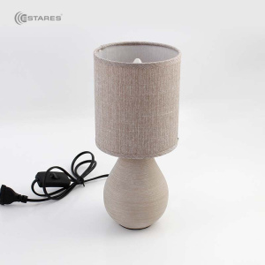 Настольная лампа BETA 1xE14 R-100x120x275-BEIGE/BEIGE-220-IP20
